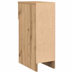 vidaXL Bedside Cabinets with Drawer 2 pcs Smoked Oak 20x36x60 cm bedside table - artisan oak, 2 pcs - Additional view 7