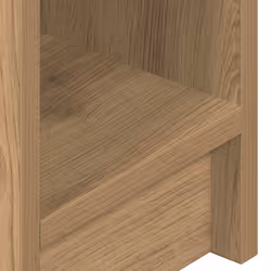 vidaXL Bedside Cabinets with Drawer 2 pcs Smoked Oak 20x36x60 cm bedside table - artisan oak, 2 pcs - Additional view 9