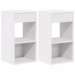 VidaXL 858714, White, 1 drawer(s), Wood, 60 kg, 5 kg, 320 x 285 x 120 mm