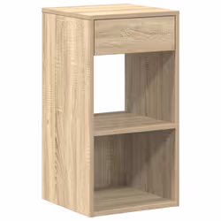 VidaXL 858718 nightstand/bedside table 1 drawer(s) Oak - Additional view 5