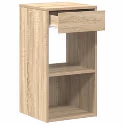 VidaXL 858718 nightstand/bedside table 1 drawer(s) Oak - Additional view 6