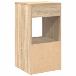 VidaXL 858718 nightstand/bedside table 1 drawer(s) Oak - Additional view 8