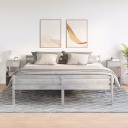 VidaXL 858720 nightstand/bedside table 1 drawer(s) Concrete colour