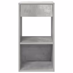 VidaXL 858720 nightstand/bedside table 1 drawer(s) Concrete colour - Additional view 4
