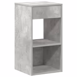 VidaXL 858720 nightstand/bedside table 1 drawer(s) Concrete colour - Additional view 5