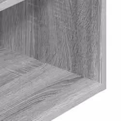 vidaXL Bedside Cabinet with Drawer Old Wood 35x34x66.5 cm bedside table - grey sonoma, 2 pcs - Additional view 9