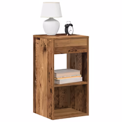 VidaXL 858728 nightstand/bedside table 1 drawer(s) Wood