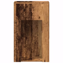 vidaXL Computer Tower Stand with Drawer Old Wood 30x44x74 cm pc tower stand - old wood - Additional view 5