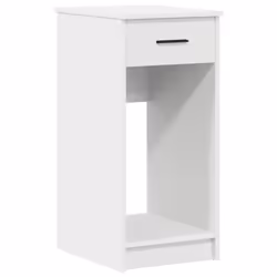 vidaXL Computer Tower Stand with Drawer Cpu Stand Cpu Holder PC Holder Desk - white