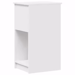 vidaXL Computer Tower Stand with Drawer Cpu Stand Cpu Holder PC Holder Desk - white - Additional view 6