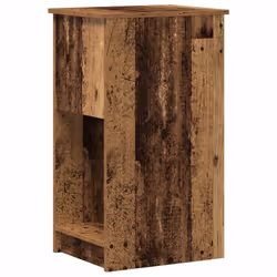 vidaXL Computer Tower Stand with Drawer Cpu Stand Cpu Holder PC Holder Desk - old wood - Additional view 6
