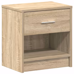 vidaXL Bedside Cabinet with Drawer Nightstand Bed Side Table Bed Cabinet - sonoma oak, 1 pcs