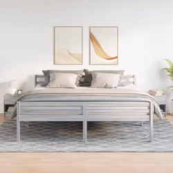 vidaXL Bedside Cabinet with Drawer Nightstand Bed Side Table Bed Cabinet - grey sonoma, 2 pcs