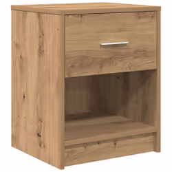 vidaXL Bedside Cabinets 2 pcs with Drawer Nightstand Bed Side Table - artisan oak, 1 pcs