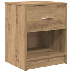 vidaXL Bedside Cabinets 2 pcs with Drawer Nightstand Bed Side Table - artisan oak, 1 pcs