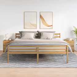 vidaXL Bedside Cabinet with 2 Drawers Nightstand Bed Side Table - artisan oak, 2 pcs