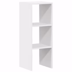 vidaXL Bookcases Stackable Bookshelf Storage Shelf Book Stand Engineered Wood - white, 1 pcs - Additional view 5