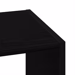 vidaXL Bookcases Stackable Bookshelf Storage Shelf Book Stand Engineered Wood - black, 2 pcs - Additional view 7