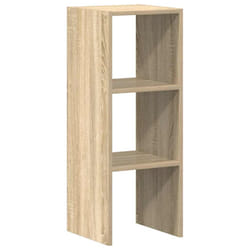 vidaXL Bookcases Stackable Bookshelf Storage Shelf Book Stand Engineered Wood - sonoma oak, 1 pcs