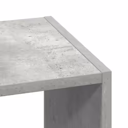 vidaXL Bookcases Stackable Bookshelf Storage Shelf Book Stand Engineered Wood - concrete grey, 1 pcs - Additional view 6