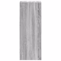 vidaXL Bookcases Stackable Bookshelf Storage Shelf Book Stand Engineered Wood - grey sonoma, 1 pcs - Additional view 4