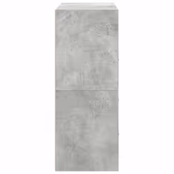 vidaXL Cabinets with 2 Drawers Cupboard Sideboard Highboard Engineered Wood - concrete grey, 2 pcs - Additional view 5