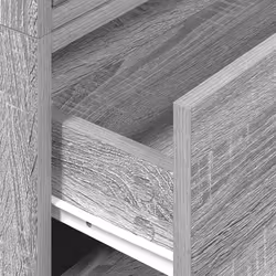 vidaXL Cabinets with 2 Drawers Cupboard Sideboard Highboard Engineered Wood - grey sonoma, 2 pcs - Additional view 7