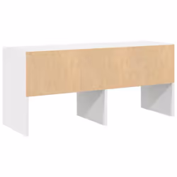 vidaXL Shoe Racks 2 pcs Stackable Brown Oak 89.5x30x40 cm shoe storage rack - white, 1 pcs - Additional view 5
