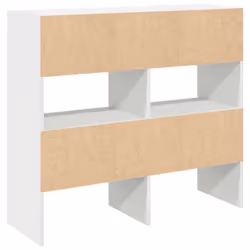 vidaXL Shoe Racks 2 pcs Stackable Brown Oak 89.5x30x40 cm shoe storage rack - white, 2 pcs - Additional view 5