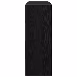 vidaXL Shoe Racks 2 pcs Stackable Brown Oak 89.5x30x40 cm shoe storage rack - black, 2 pcs - Additional view 4