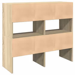 vidaXL Shoe Racks 2 pcs Stackable Brown Oak 89.5x30x40 cm shoe storage rack - sonoma oak, 2 pcs - Additional view 5