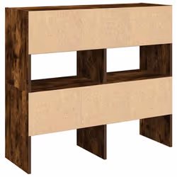 vidaXL Shoe Racks 2 pcs Stackable Brown Oak 89.5x30x40 cm shoe storage rack - smoked oak, 2 pcs - Additional view 5