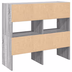 vidaXL Shoe Racks 2 pcs Stackable Brown Oak 89.5x30x40 cm shoe storage rack - grey sonoma, 2 pcs - Additional view 5