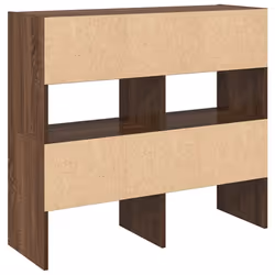 vidaXL Shoe Racks 2 pcs Stackable Brown Oak 89.5x30x40 cm shoe storage rack - brown oak, 2 pcs - Additional view 5
