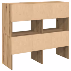 vidaXL Shoe Racks 2 pcs Stackable Brown Oak 89.5x30x40 cm shoe storage rack - artisan oak, 2 pcs - Additional view 5