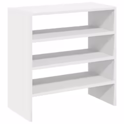 vidaXL Shoe Racks Stackable Shoe Cabinet Shoe Storage Shelf Hallway Cupboard - white, 2 pcs