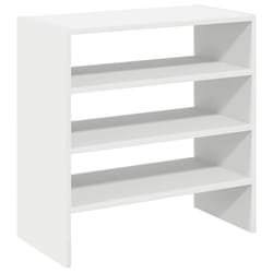vidaXL Shoe Racks Stackable Shoe Cabinet Shoe Storage Shelf Hallway Cupboard - white, 2 pcs