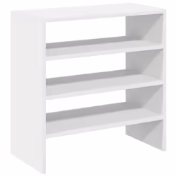 vidaXL Shoe Racks Stackable Shoe Cabinet Shoe Storage Shelf Hallway Cupboard - white, 2 pcs - Additional view 5
