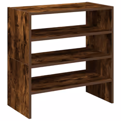 vidaXL Shoe Racks Stackable Shoe Cabinet Shoe Storage Shelf Hallway Cupboard - smoked oak, 2 pcs - Additional view 5