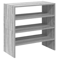 vidaXL Shoe Racks Stackable Shoe Cabinet Shoe Storage Shelf Hallway Cupboard - grey sonoma, 2 pcs