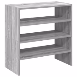 vidaXL Shoe Racks Stackable Shoe Cabinet Shoe Storage Shelf Hallway Cupboard - grey sonoma, 2 pcs - Additional view 5