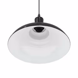 vidaXL Pendant Lamp Height Adjustable E27 Gloss Grey Ã 31 cm Metal - gloss black - Additional view 8