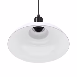 vidaXL Pendant Lamp Height Adjustable E27 Gloss Grey Ã 31 cm Metal - gloss white - Additional view 8