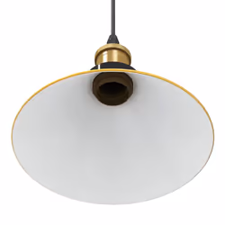 vidaXL Pendant Lamp Height Adjustable E27 Gloss Dark Blue Ã 22 cm Metal - gloss yellow - Additional view 8
