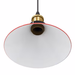 vidaXL Pendant Lamp Height Adjustable E27 Gloss Dark Blue Ã 22 cm Metal - gloss red - Additional view 8