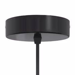 vidaXL Pendant Lamp Height Adjustable E27 Gloss Dark Blue Ã 22 cm Metal - gloss white - Additional view 6