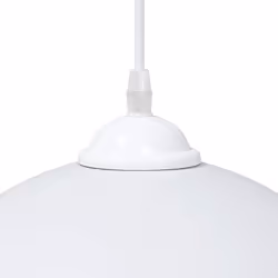 vidaXL Pendant Lamps 2 pcs Height Adjustable E27 White Ã 30 cm Metal - Additional view 9