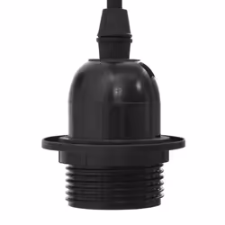 vidaXL PendantÃÂ Lamp with 5 Lamp Holders E27 Black Metal spider pendant light - with 3 lamp holders - Additional view 9