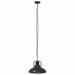 vidaXL Pendant Lamp E27 Black à 31 cm Iron pendant lighting