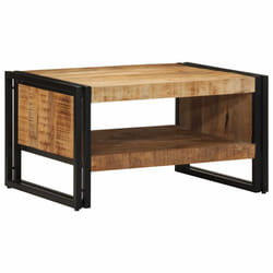 vidaXL Coffee Table 70x50x38 cm Solid Rough Wood Mango side table
